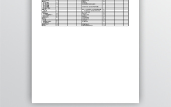 全面预算管理表格大全十八联表