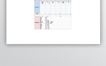 寶寶聚會常用表格excel模板