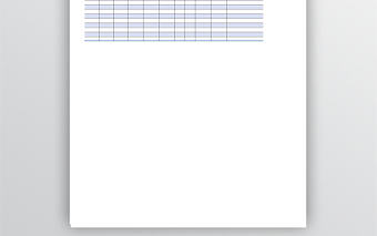 稽核表格系列模板