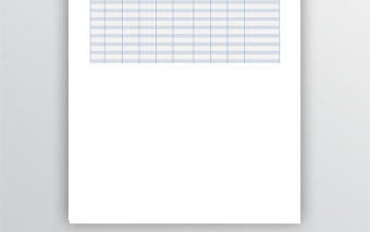 銀行借款明細(xì)表記錄表