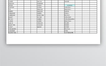 趨勢分析表模板excel表