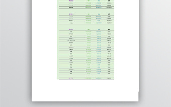 每月家庭預(yù)算表格