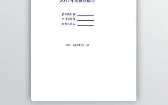 年度财务年度预算统一表八联表