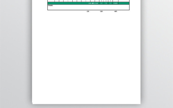 公司（部门）出勤汇总表（自动统计）