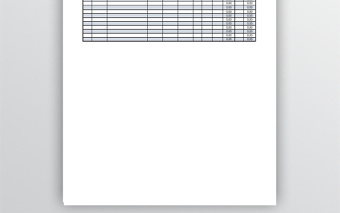 公司采購入庫單通用表格模版