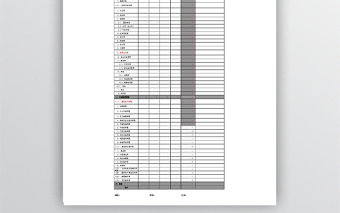 公司年度财务预算格式excel