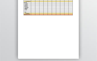 美容美發經營情況明細表