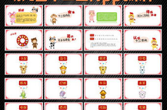 幼兒園卡通十二生肖ppt課件