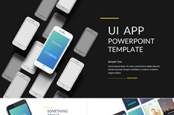 UI展示UI界面APP作品展示介紹PPT
