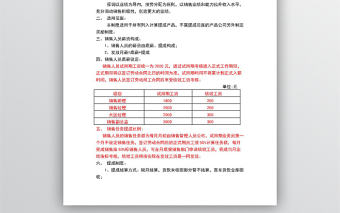 銷售人員提成管理制度