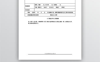 XX公司員工懲戒通知單