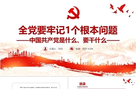 2022中国共产党的性质宗旨纲领PPT