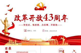 2023中国梦党政ppt模板免费下载
