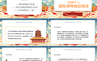 中国卡通风国际博物馆日动态博物馆的力量PPT.zip