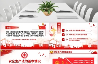 新版《中华人民共和国安全生产法》解读学习ppt