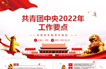 2022共青团中央101周年PPT