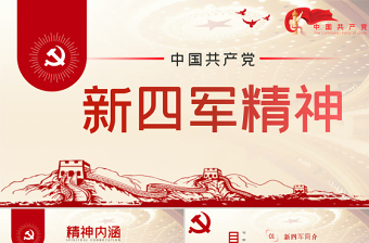 2021庆祝新中国建党100周年ppt
