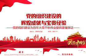 2022中国共产党的组织建设专题党课ppt