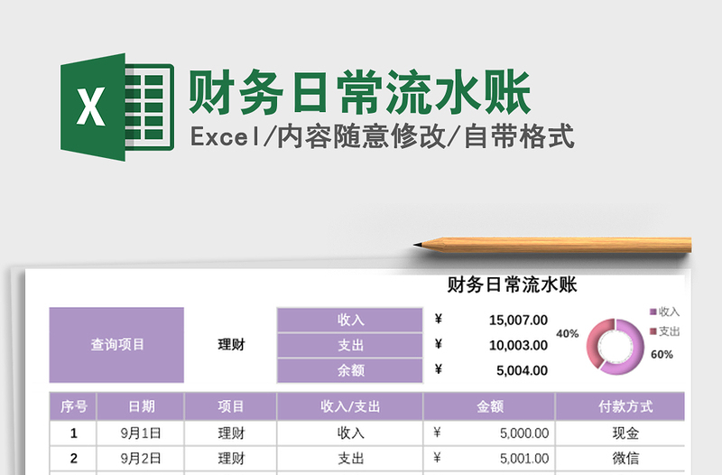 2021年财务日常流水账