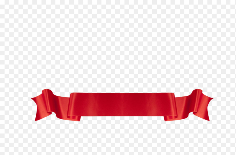 绸缎质感党政红丝带标签标题框素材