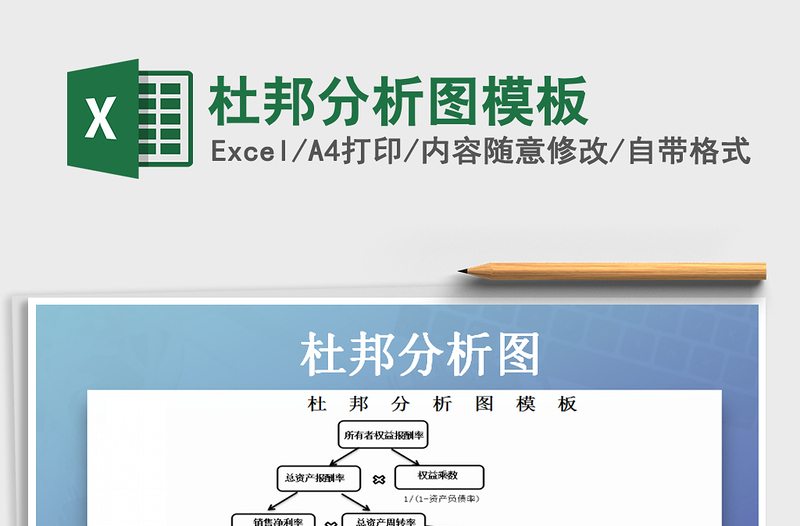 2021年杜邦分析图模板