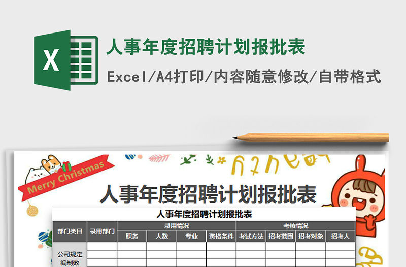 2021年人事年度招聘计划报批表