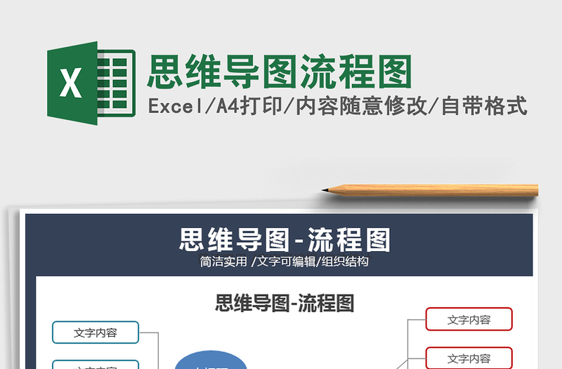 2021年思维导图流程图