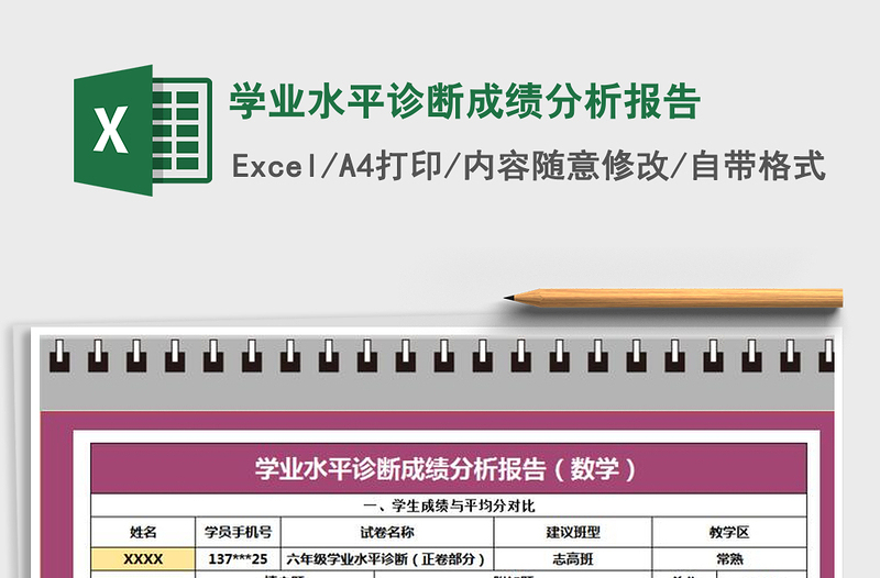 2021年学业水平诊断成绩分析报告