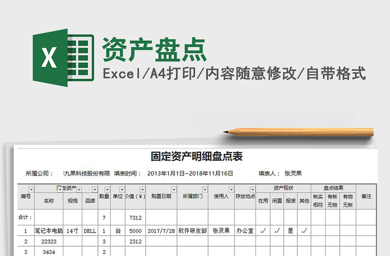 2021年资产盘点