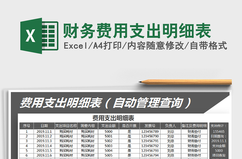 2021年财务费用支出明细表