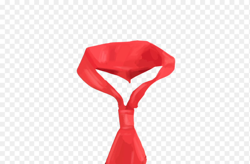 创意插画红领巾心向党免抠元素素材