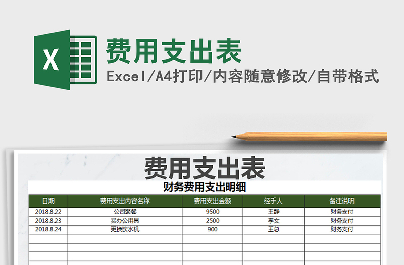 2021年费用支出表