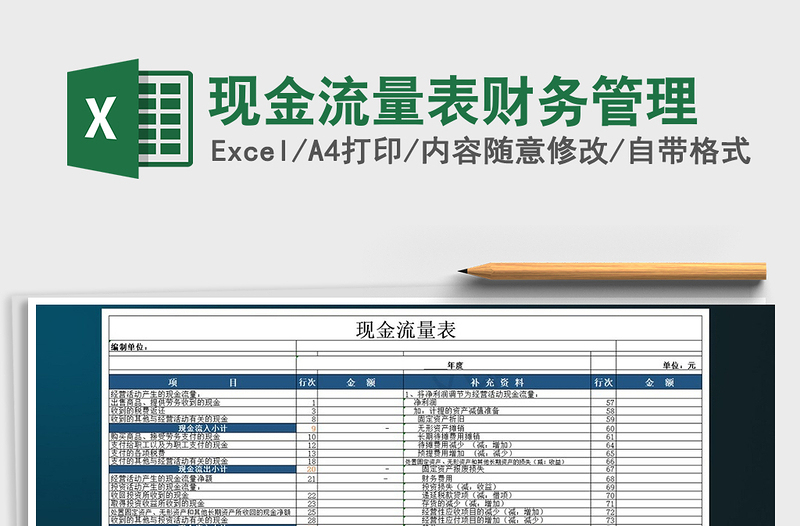 2021年现金流量表财务管理