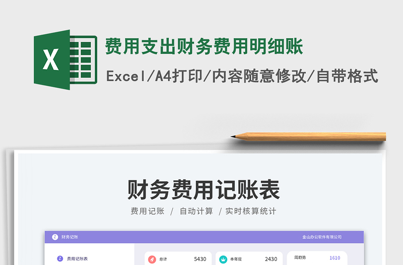 费用支出财务费用明细账