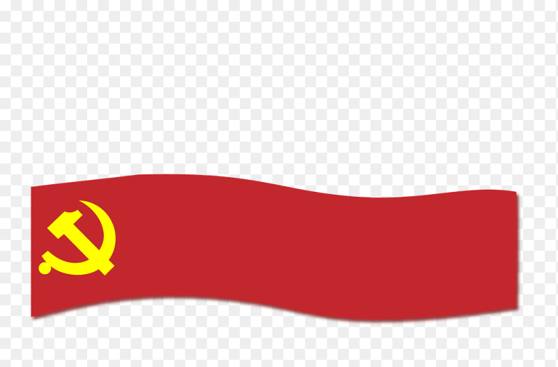 波浪形红色矢量党建党政标题框