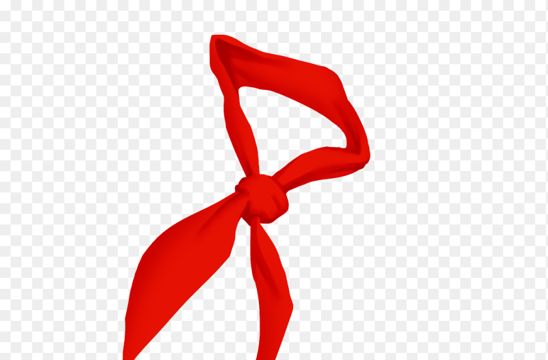 创意红领巾免抠元素党政素材