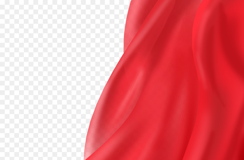 大面积红绸缎带飘扬素材
