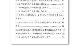 在全市安全生产工作会议上的讲话