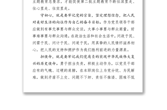 把握好“不忘初心牢记使命”主题教育总要求不忘初心主题教育