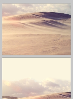 大漠沙漠幻灯片背景图片