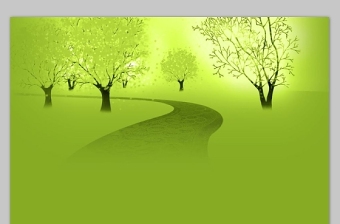 绿色低碳PPT背景图片