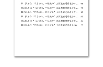 第二批单位主题教育总结报告(10篇)