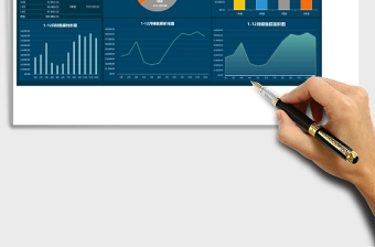 销售数据分析可视化Excel模板