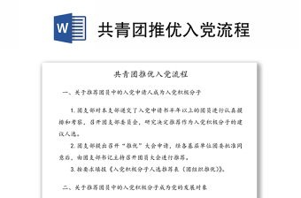 2022团员推优入党思想汇报内容