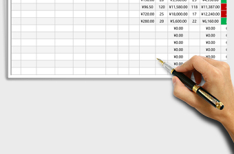仓储物流管理工具库存调节表Excel模板