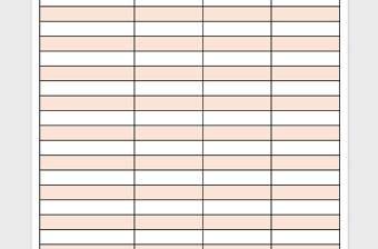 收入结构明细表Excel模板