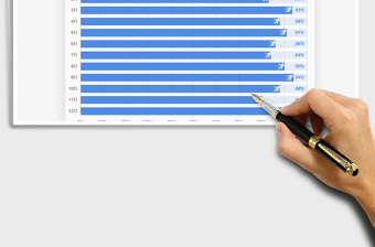 2021年目标完成对比条形图