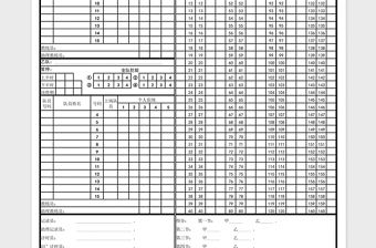 2021年篮球比赛记录表