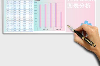 2021年销售额统计图表分析免费下载