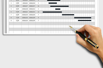 2021年工作进度表（甘特图）